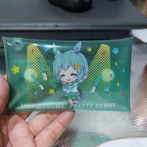 Green Clear Uma Musume Pretty Derby Clip On Bag Mini Coin Purse Mini Wallet